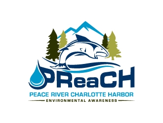 PReaCH ( Peace River Charlotte Harbor environmental awareness )  logo design by J0s3Ph