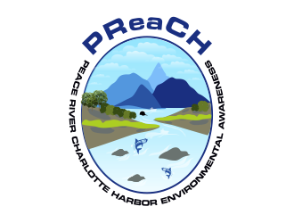 PReaCH ( Peace River Charlotte Harbor environmental awareness )  logo design by Greenlight