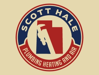 Scott Hale Plumbing Heating and Air  logo design by jaize