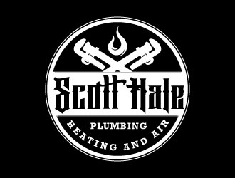 Scott Hale Plumbing Heating and Air  logo design by daywalker