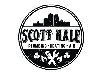 Scott Hale Plumbing Heating and Air  logo design by coco