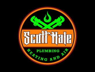 Scott Hale Plumbing Heating and Air  logo design by daywalker