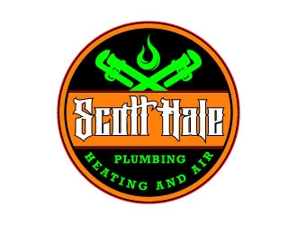 Scott Hale Plumbing Heating and Air  logo design by daywalker