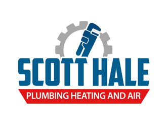 Scott Hale Plumbing Heating and Air  logo design by kunejo