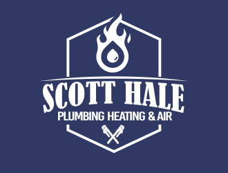 Scott Hale Plumbing Heating and Air  logo design by YONK
