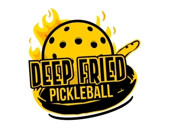 Deep Fried Pickleball logo design by madjuberkarya