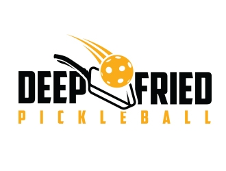 Deep Fried Pickleball logo design by Eliben