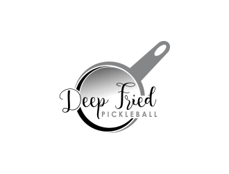 Deep Fried Pickleball logo design by giphone