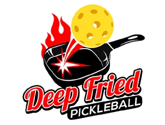 Deep Fried Pickleball logo design by ingepro