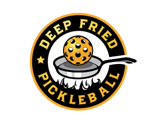 Deep Fried Pickleball logo design by schiena