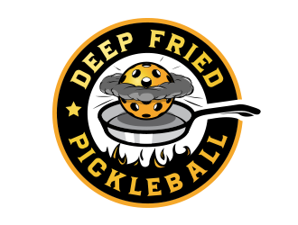 Deep Fried Pickleball logo design by schiena