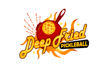 Deep Fried Pickleball logo design by Silverrack