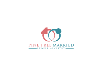 Pine Tree Married People Ministry logo design by bricton