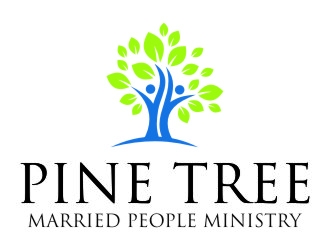 Pine Tree Married People Ministry logo design by jetzu
