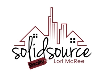 Lori McRee Solid Source Realty logo design by DreamLogoDesign