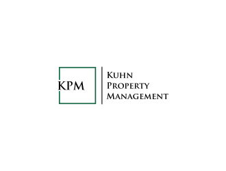 Kuhn Property Management (KPM) logo design by L E V A R