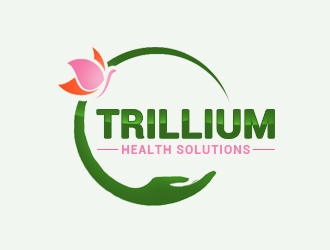 Trillium Health Solutions logo design by nikkl