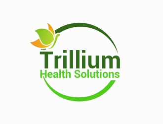 Trillium Health Solutions logo design by nikkl