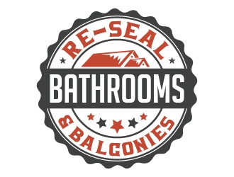 RE-SEAL BATHROOMS & BALCONIES logo design by Suvendu