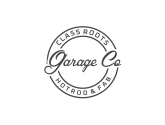 Classic Roots Garage Co. - Hotrod & Fab logo design by bricton