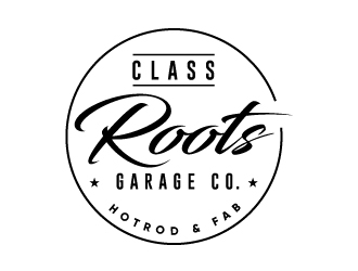 Classic Roots Garage Co. - Hotrod & Fab logo design by nexgen