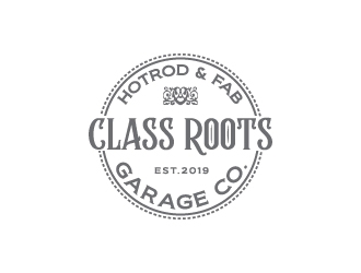 Classic Roots Garage Co. - Hotrod & Fab logo design by dhika