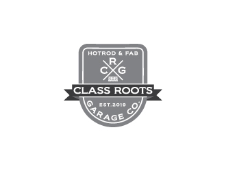 Classic Roots Garage Co. - Hotrod & Fab logo design by dhika