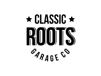 Classic Roots Garage Co. - Hotrod & Fab logo design by Girly