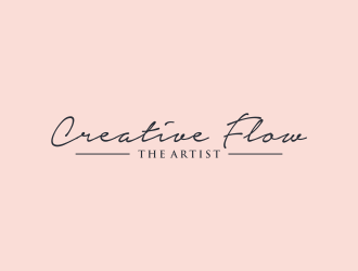 Creative Flow The Artist logo design by santrie