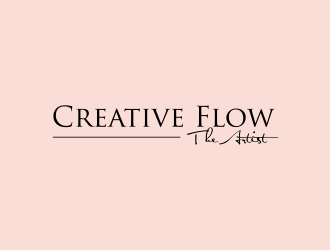 Creative Flow The Artist logo design by santrie