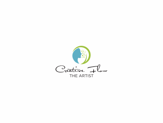 Creative Flow The Artist logo design by luckyprasetyo