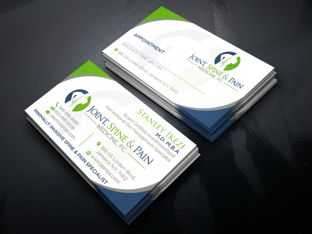 Joint, Spine & Pain Medicine, P.C. logo design by aRBy