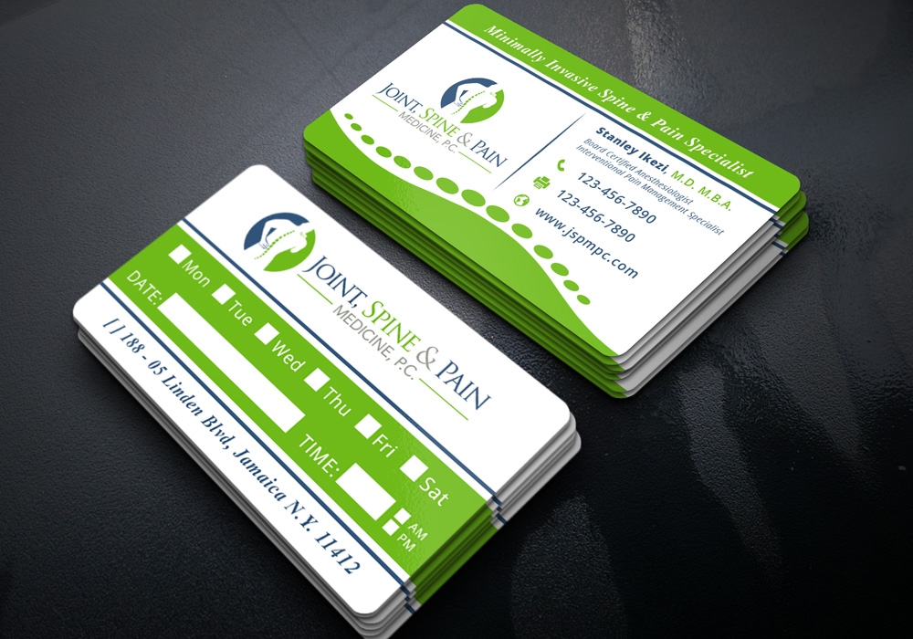 Joint, Spine & Pain Medicine, P.C. logo design by Gelotine