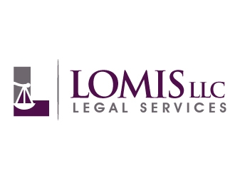 LOMIS, LLC Legal Services logo design by PMG