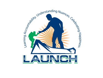 LAUNCH logo design by uttam