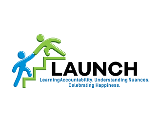 LAUNCH logo design by mikael