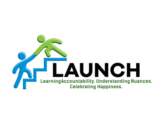 LAUNCH logo design by mikael