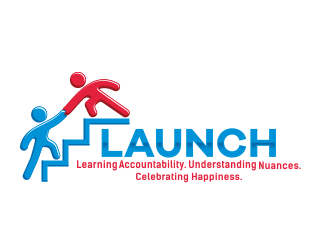 LAUNCH logo design by mikael