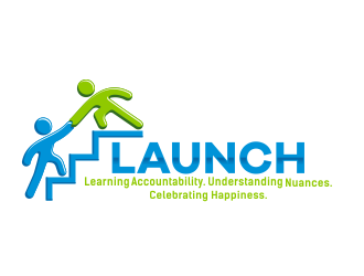LAUNCH logo design by mikael