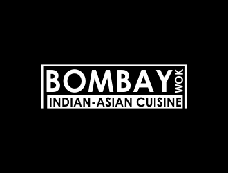 Bombay Wok Indian-Asian Cuisine logo design by giphone
