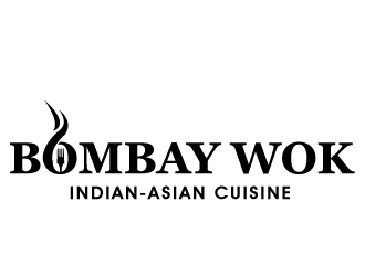 Bombay Wok Indian-Asian Cuisine logo design by PMG