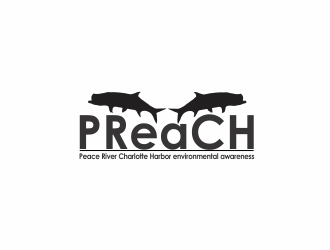 PReaCH ( Peace River Charlotte Harbor environmental awareness )  logo design by giphone