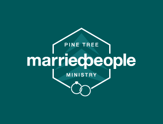 Pine Tree Married People Ministry logo design by spiritz