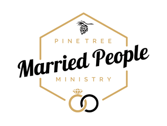 Pine Tree Married People Ministry logo design by logolady
