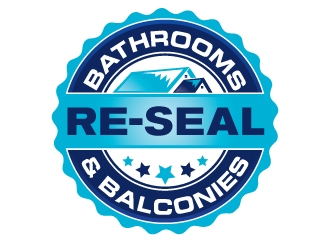 RE-SEAL BATHROOMS & BALCONIES logo design by Suvendu