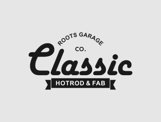Classic Roots Garage Co. - Hotrod & Fab logo design by yunda