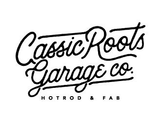 Classic Roots Garage Co. - Hotrod & Fab logo design by daywalker