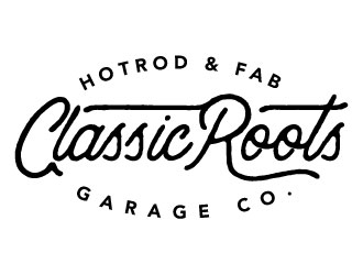 Classic Roots Garage Co. - Hotrod & Fab logo design by daywalker