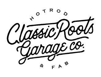 Classic Roots Garage Co. - Hotrod & Fab logo design by daywalker