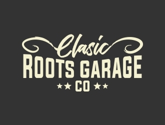 Classic Roots Garage Co. - Hotrod & Fab logo design by MRANTASI